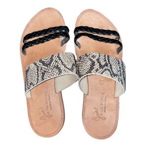 Joie A la Plage Diani Python Slide Sandals